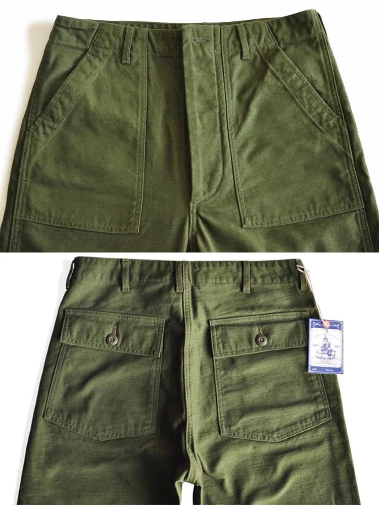 David - Pantalones rectos informales para hombre inspirados en los pantalones fatigados OG-107