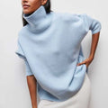 Milenia | Jersey de cuello alto de algodón extragrande