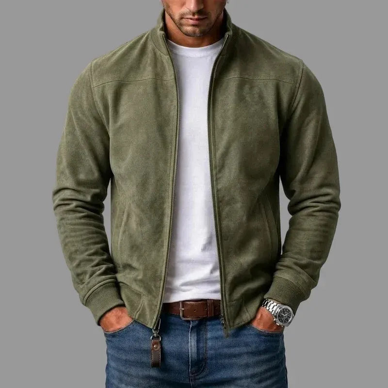 Chaqueta Bomber con Cuello Estructurado - Lujan
