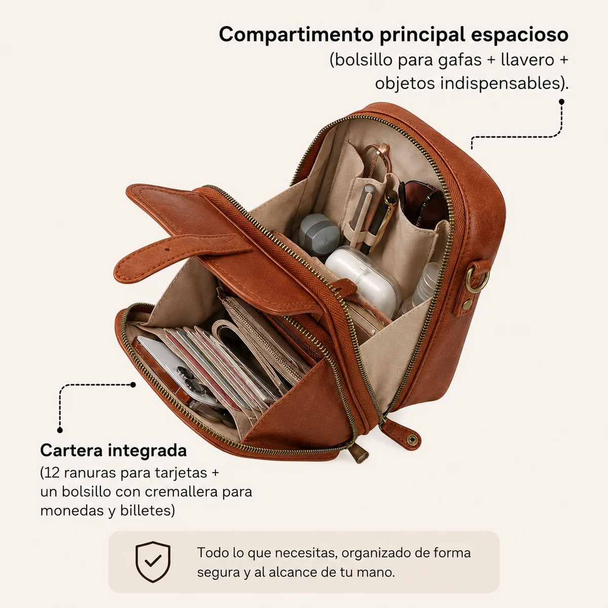 Sol - El Bolso Bandolera Más Espacioso