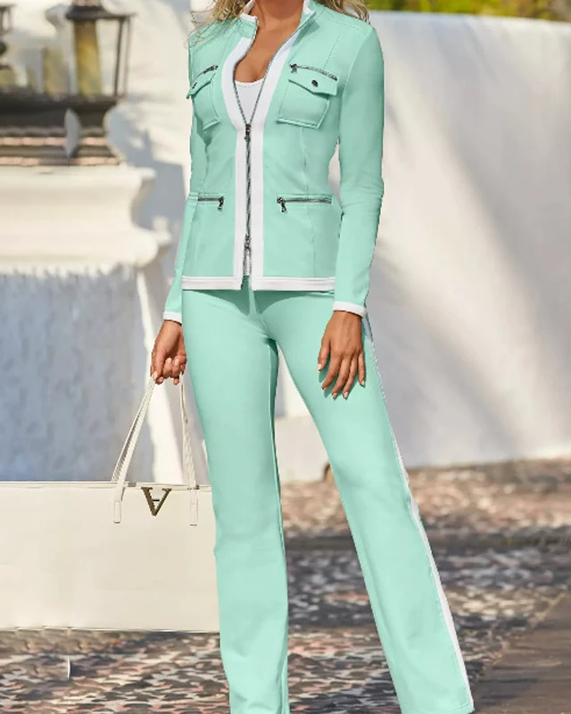 Alexandra - Conjunto con elegancia cómoda que estiliza