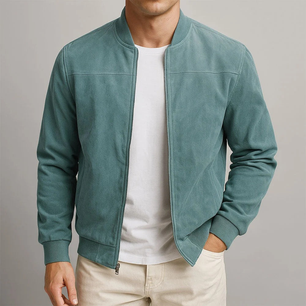 Chaqueta de hombre de piel