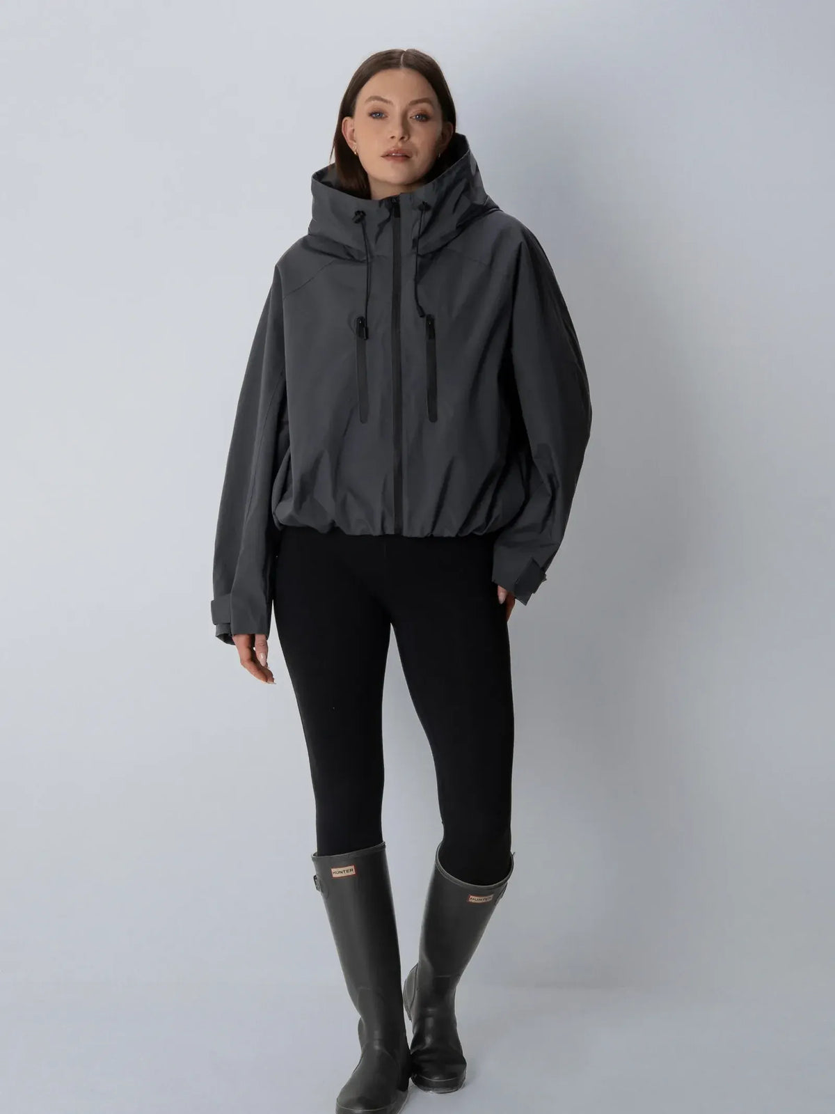 Chaqueta impermeable de talla única y corte holgado