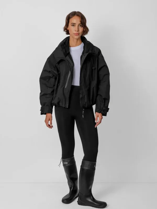 Chaqueta impermeable de talla única y corte holgado