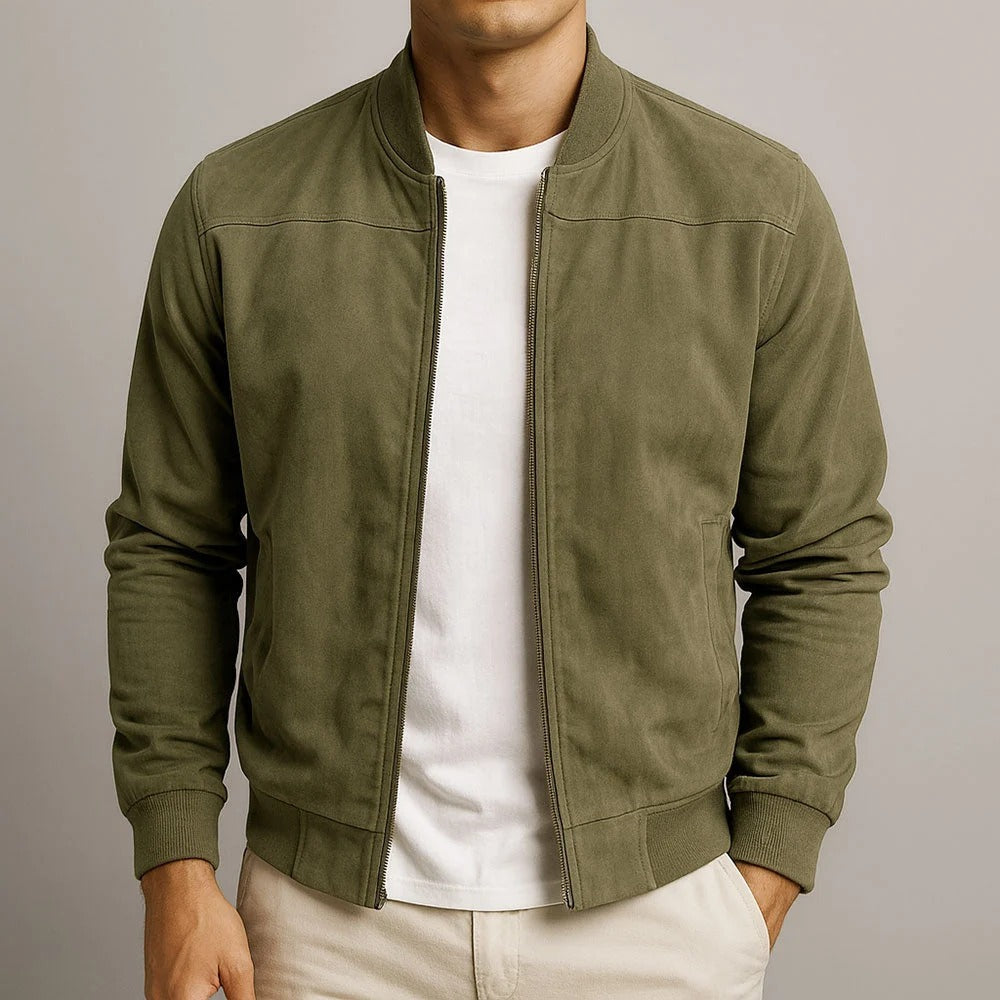 Chaqueta de hombre de piel
