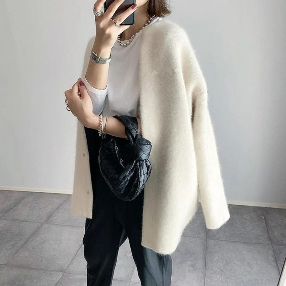 Cárdigan de mujer de suave