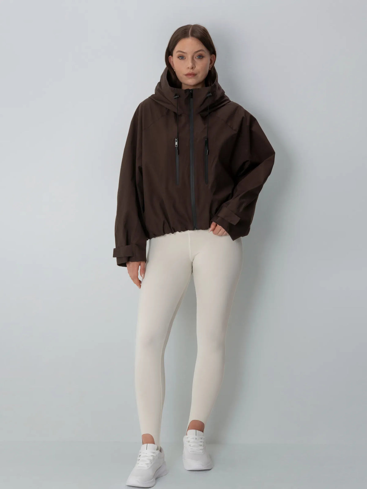 Chaqueta impermeable de talla única y corte holgado