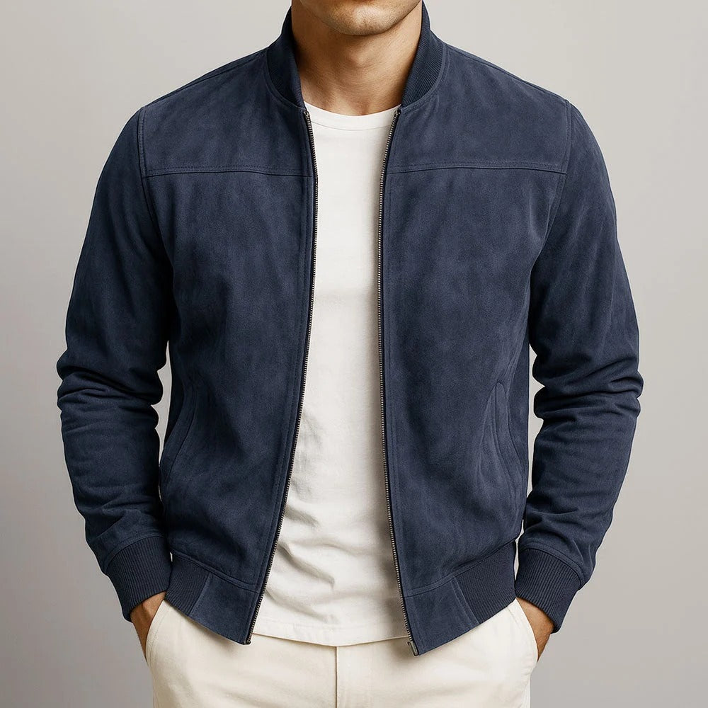 Chaqueta de hombre de piel