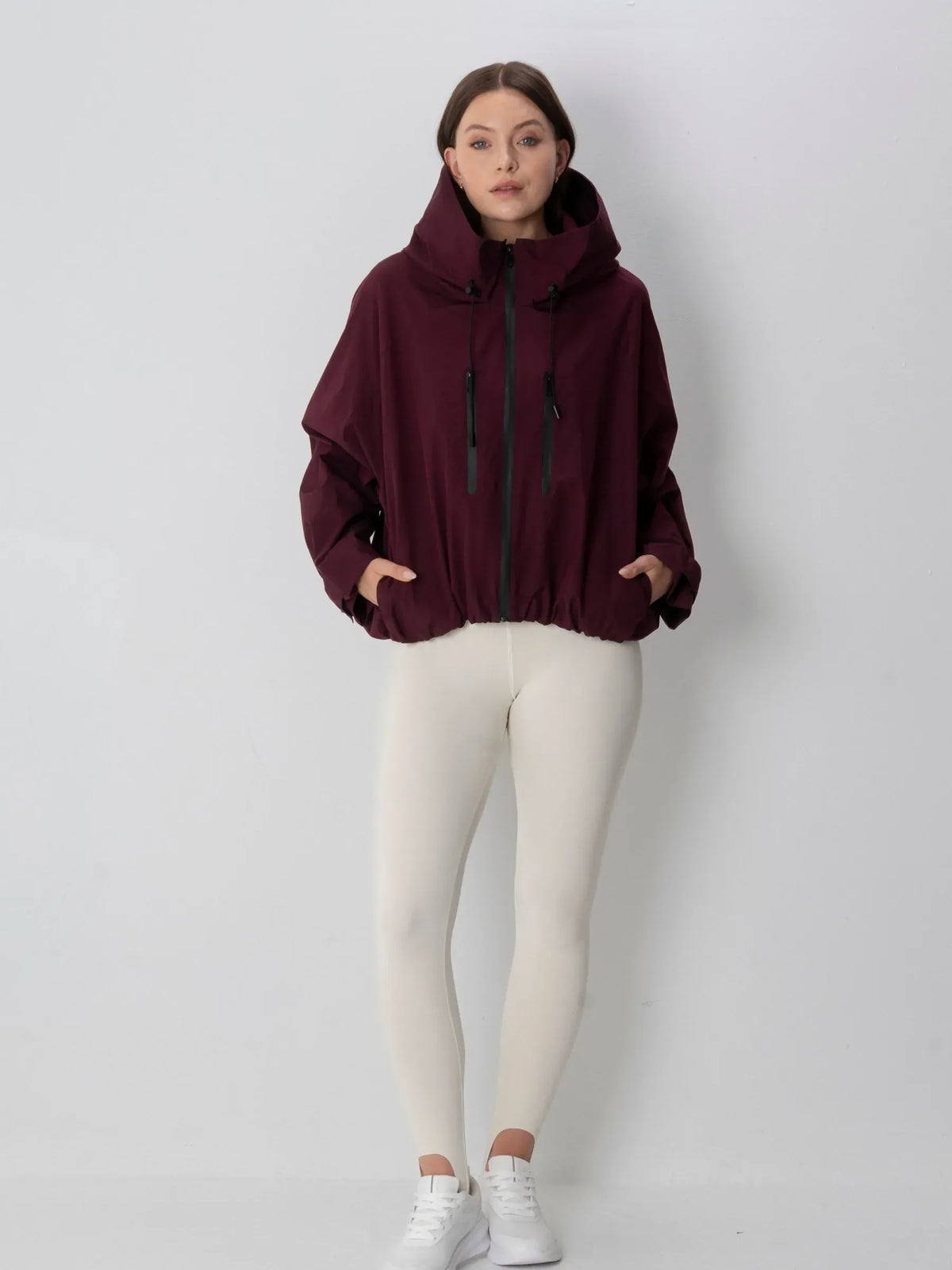Chaqueta impermeable de talla única y corte holgado