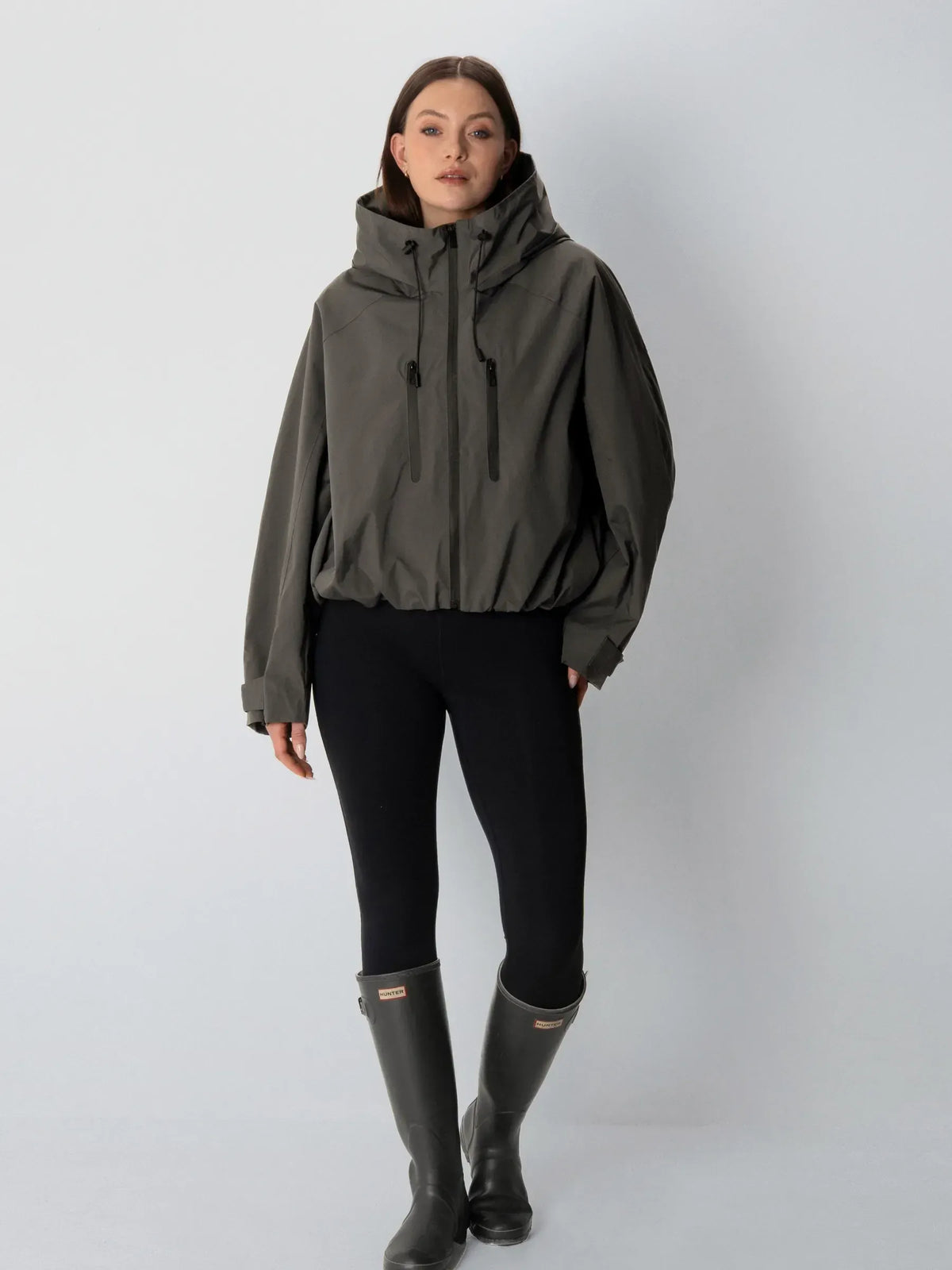 Chaqueta impermeable de talla única y corte holgado